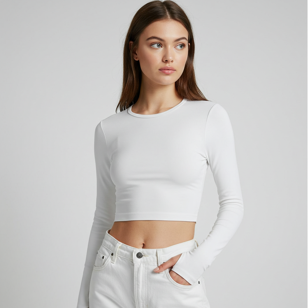 Blusa Cropped Slim Vorallia