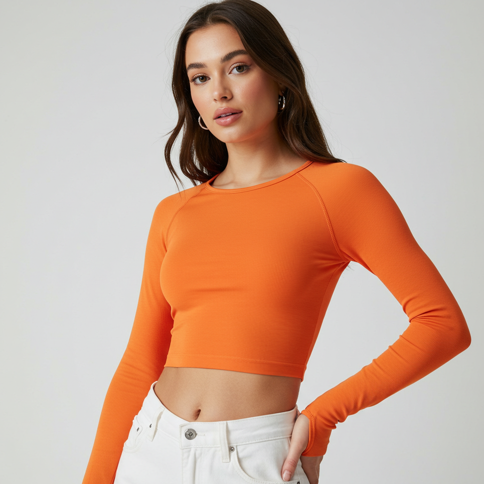 Blusa Cropped Slim Vorallia