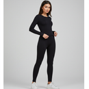 Macacão Bodycon Slim – Manga Longa e Cintura Alta