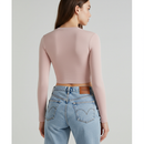 Cropped Manga Longa Slim – Básico