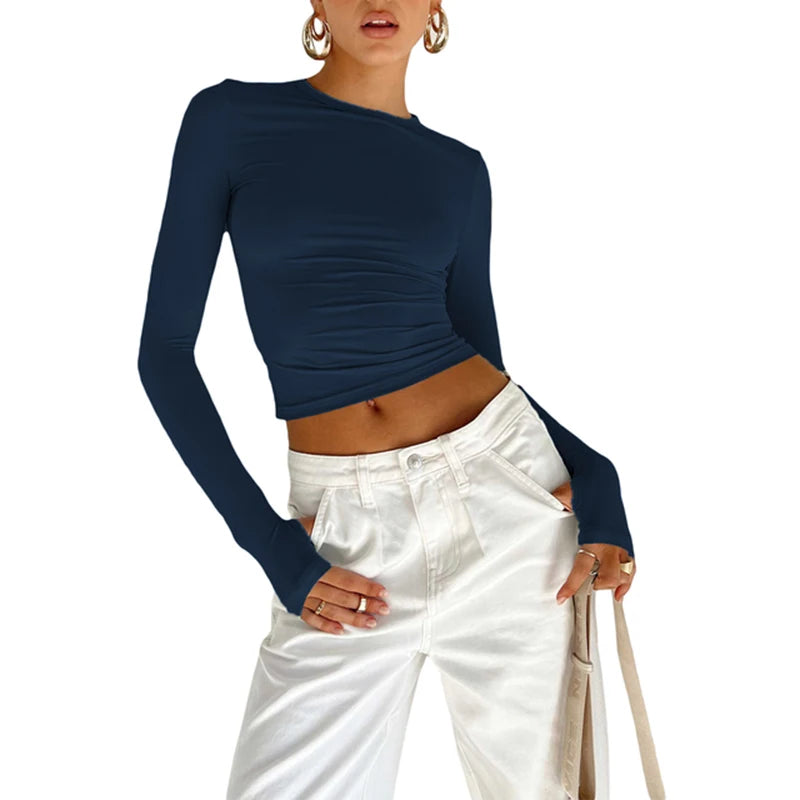 Blusa Cropped Slim Vorallia