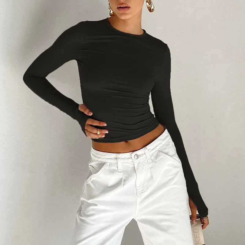 Blusa Cropped Slim Vorallia