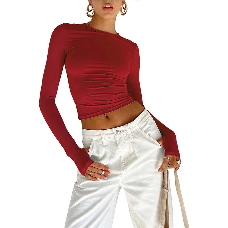 Blusa Cropped Slim Vorallia