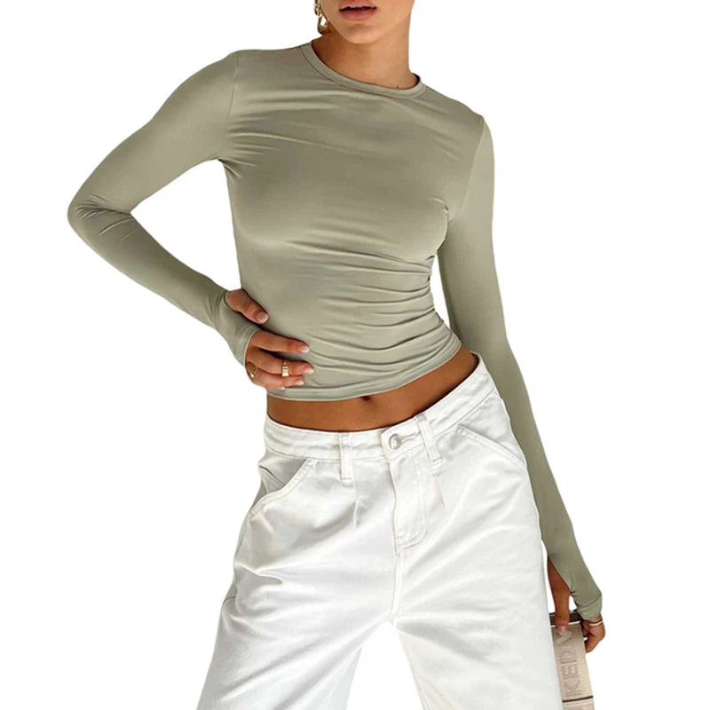 Blusa Cropped Slim Vorallia