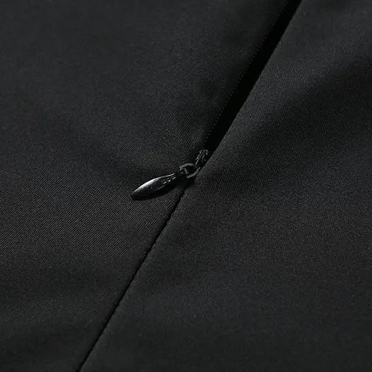 Macacão Bodycon Slim – Manga Longa e Cintura Alta